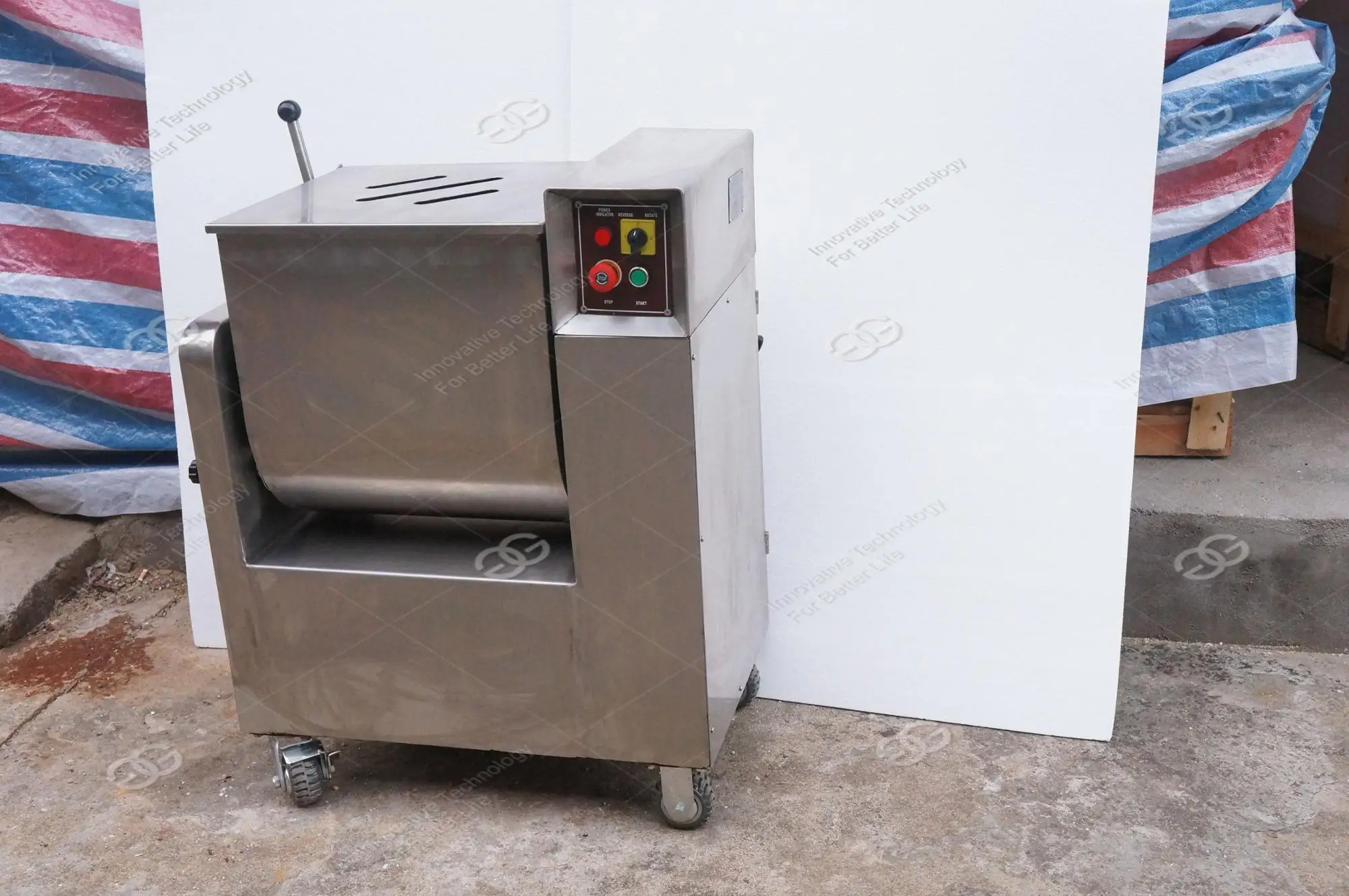 Electric Homemade Vacuum Dumpling Stuffing Mixing Equipment Meat
