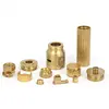 Customizable Small Precision CNC Machining Fabricated Complex Geometries Brass Components Agriculture Spare Parts Brass hardware