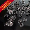 12x7mm Gunmetal colour flat earring posts and backs
