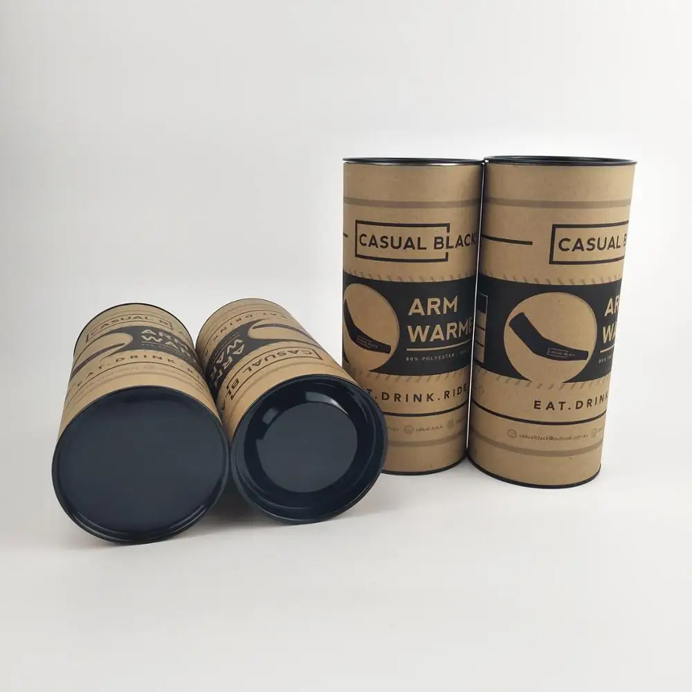 Cylinder Packaging Cardboard Box With Metal Lid Buy Cylinder