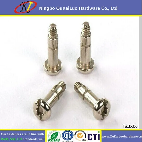 Steel Flat Head Shoulder Bolt With Blue Zinc Buy Stainless Steel