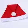 plush sequin christmas santa hat with deluxe white edge and top ball