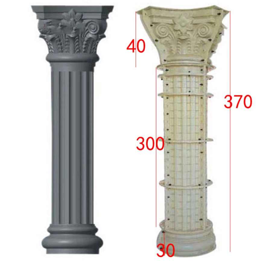 Cement Pillar Design Work - But in reality, they are both really quite