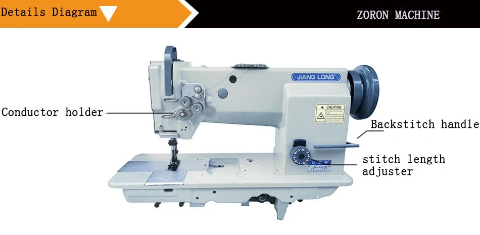 4420 heavy duty Triple Transport Feed Leather Sewing Machine for sofa
