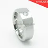 7mm Wide satin 3mm quartz finger ring camera