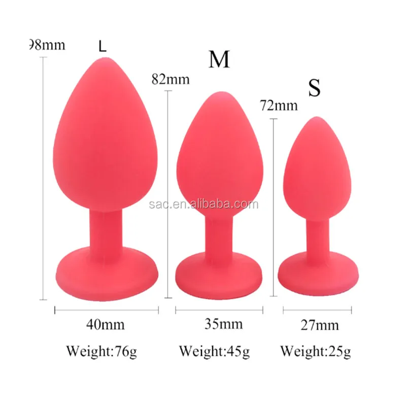Hot New Products Expand Diamond Silicone Anal Plug Butt Plug Women Butt