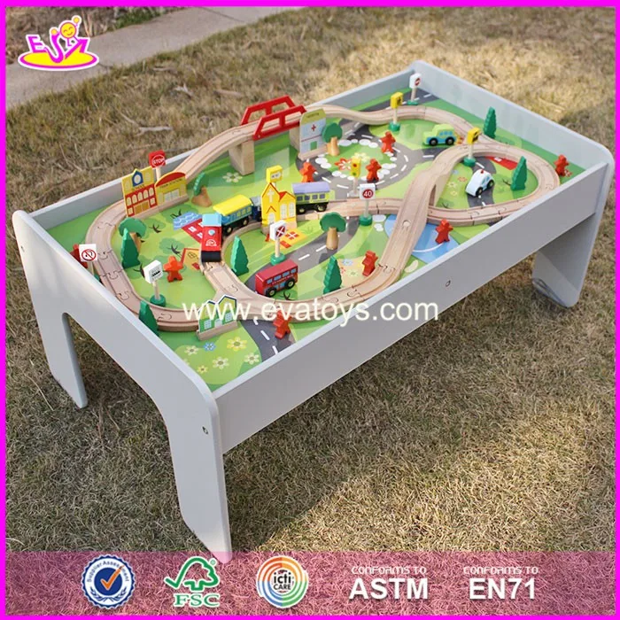 toy train table set