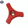 M8 Female Red Triangle Plastic Handle Knob for Furniture