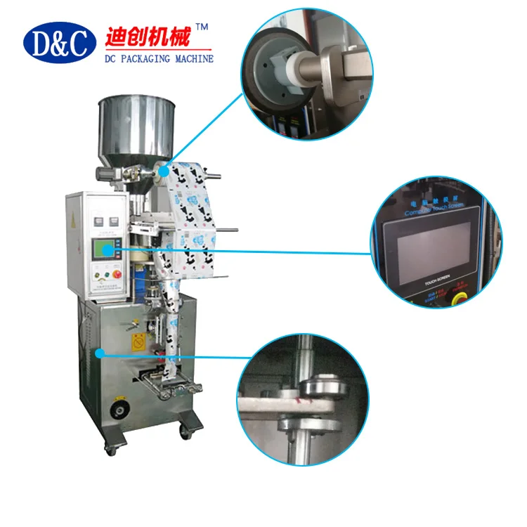 Automatic salt/sugar/spices/seeds/ teabag granule sachet packing machine