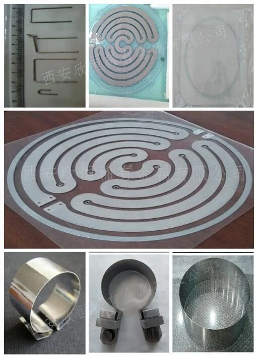 China Supplier Tungsten Wire Mesh Heating Body Tungsten Strip Heater