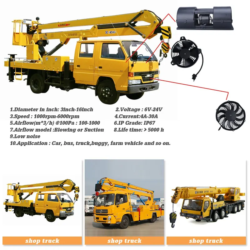 Blower, 12v, 24v, 36v, 48v - detail 14