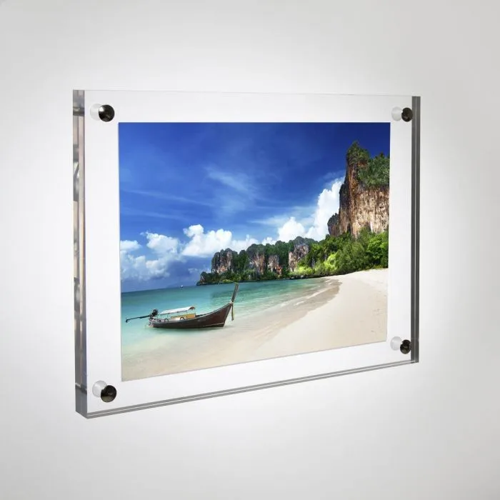 Clear Acrylic Plexiglass Wall Mounted Perspex Certificate Frame ...