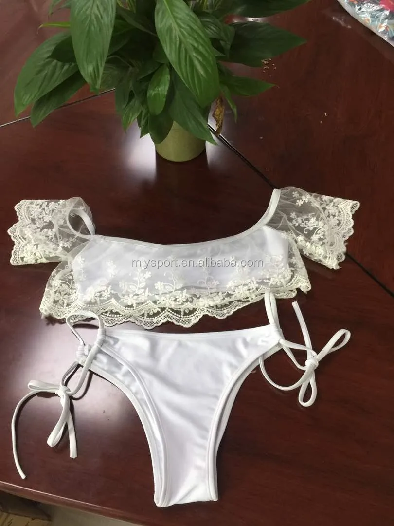 Oem Custom Made Bikini Usa High Waist Separate Bikini Swimwear