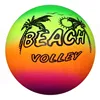 rainbow PVC bounce ball beach volleyball ball