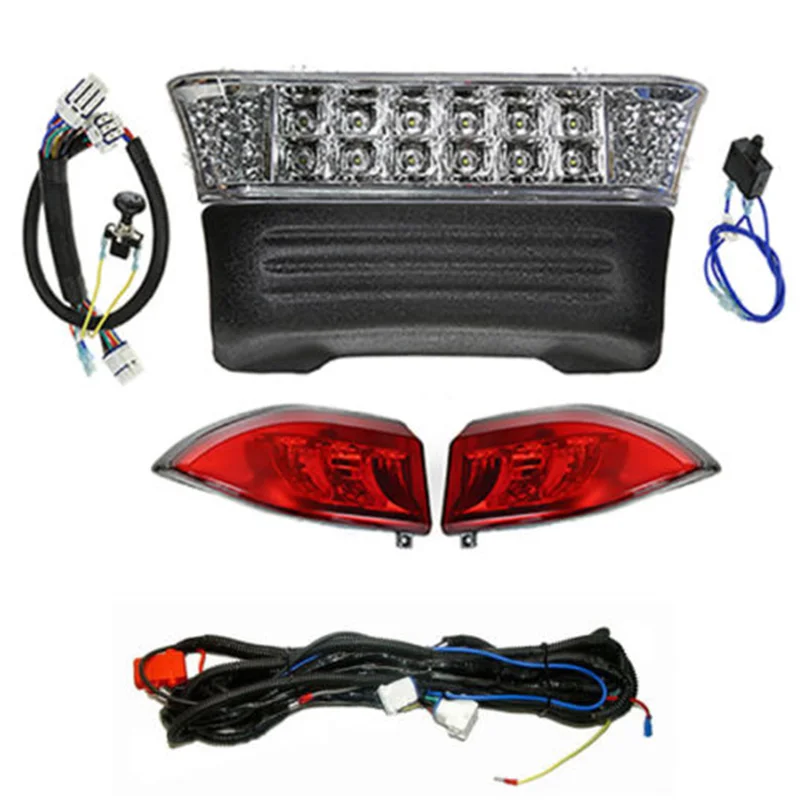 Club Car Golf Cart Deluxe Headlight Tail & Light Kit Gas 2004 Up