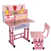Gas spring lift table sit stand desk adjustable height table children kids study desk