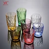 High quality polycarbonate pc modern wine glasses 460ml plastic Diamond cups for soft drinks