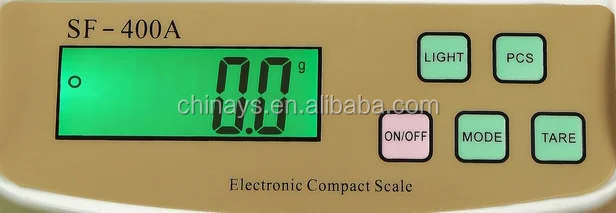 Abs Plastic Materials 7kg Capacity Digital Weighing Scale For Household