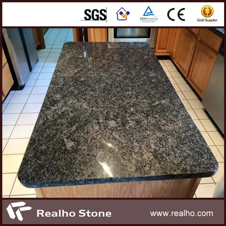 Abu abu Warna  Abu abu Granit  Granit  Tops Baja untuk  Dapur  