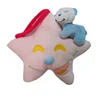 High quality pull string musical plush kid toy bear on the moon