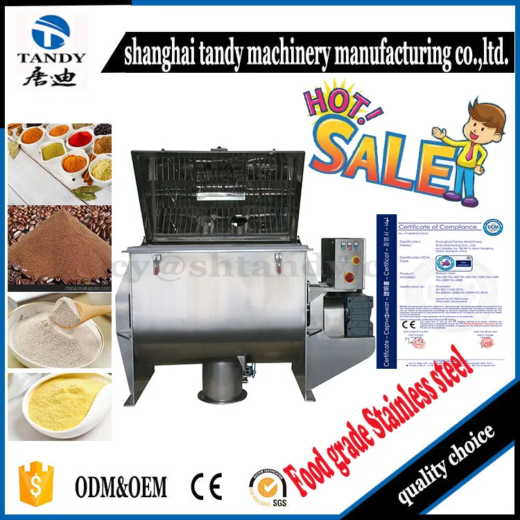 Shanghai Tandy Stainless Steel Ribbon Blender For Powder
