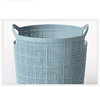 Square plastic tote storage small basket handle for sundries