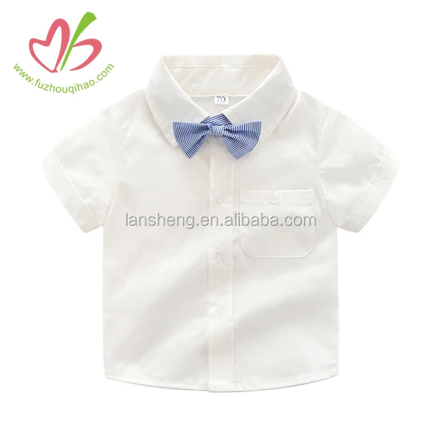 gentleman design children boy polo shirt with bow baby boy colorful t-shirt