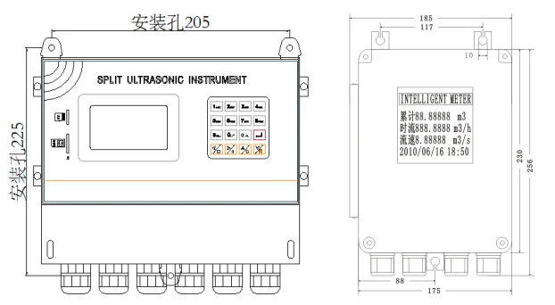 Ultrasonic fuel level sensor diesel deep well water tank level meter