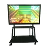 32" wall mounting smart digital teaching writing white board all in one pc tv ad display