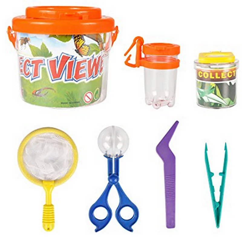 Insect Bug Adventure Toy Set 18pcs Backyard Exploration Bug Collection