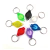 Portable 12Lumens Mini LED Flashlight LED Flash Light Keychain Torch Key Ring Light+ counterfeit money detector