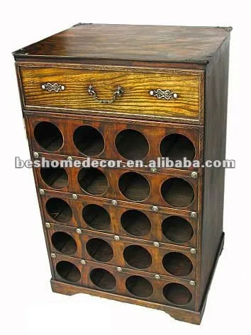 Antique Wine Rack Cabinet Wooden Holder Antique Wine Rack Cabinet Wooden Holder Product On Alibaba