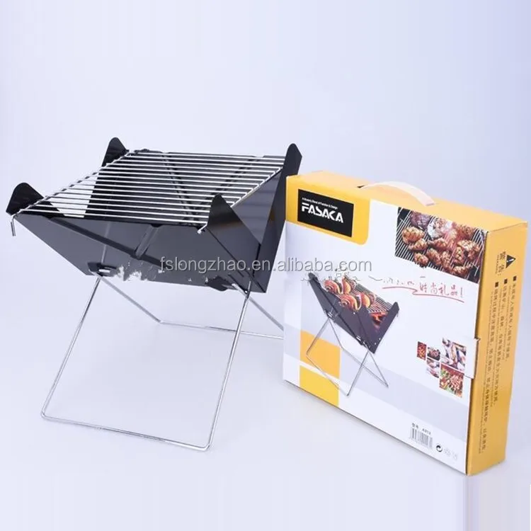 Hotsale picnic time outdoor foldable mini charcoal grill bbq