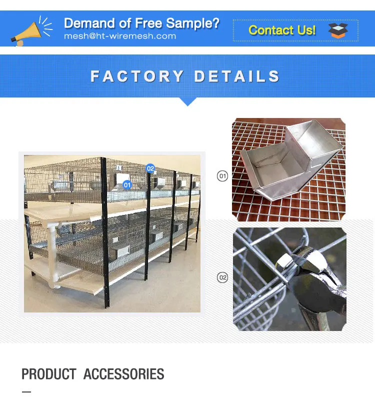 Factory Price Supply Rabbit Cage Competitive Price 3 /4 Tiers,Animal