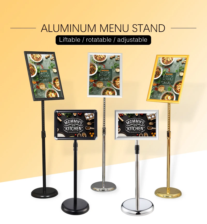 Menu Stand A3.a4 Menu Holder - Buy Menu Stand,display Stand,menu Holder 