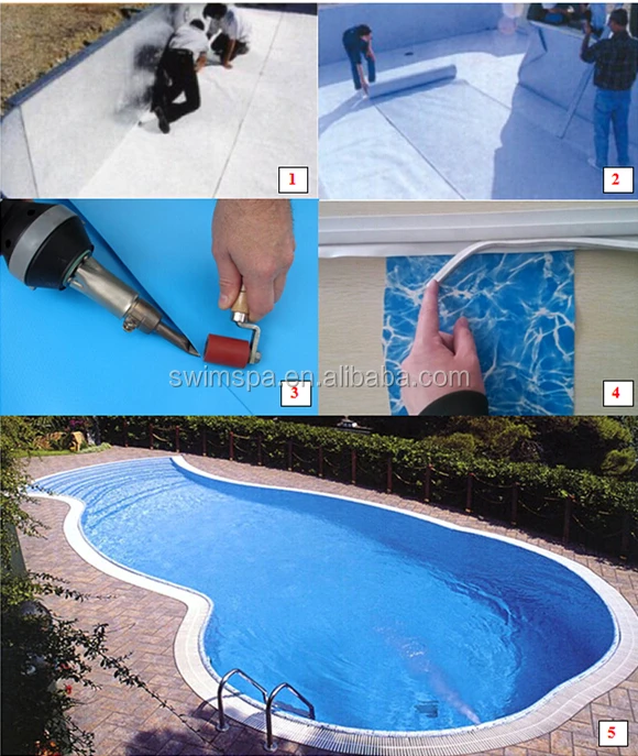 Details about   PolyGuard Liners PVC 5 ft x 40 ft 20-Mil Liner and Geo Combo 