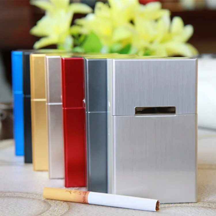 Factory Direct Supply Custom Made 20 Pcs Lady Metal Cigarette Case