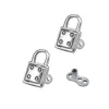 New arrival zesen lock shape microdermal piercing body jewelry dermal anchor piercing
