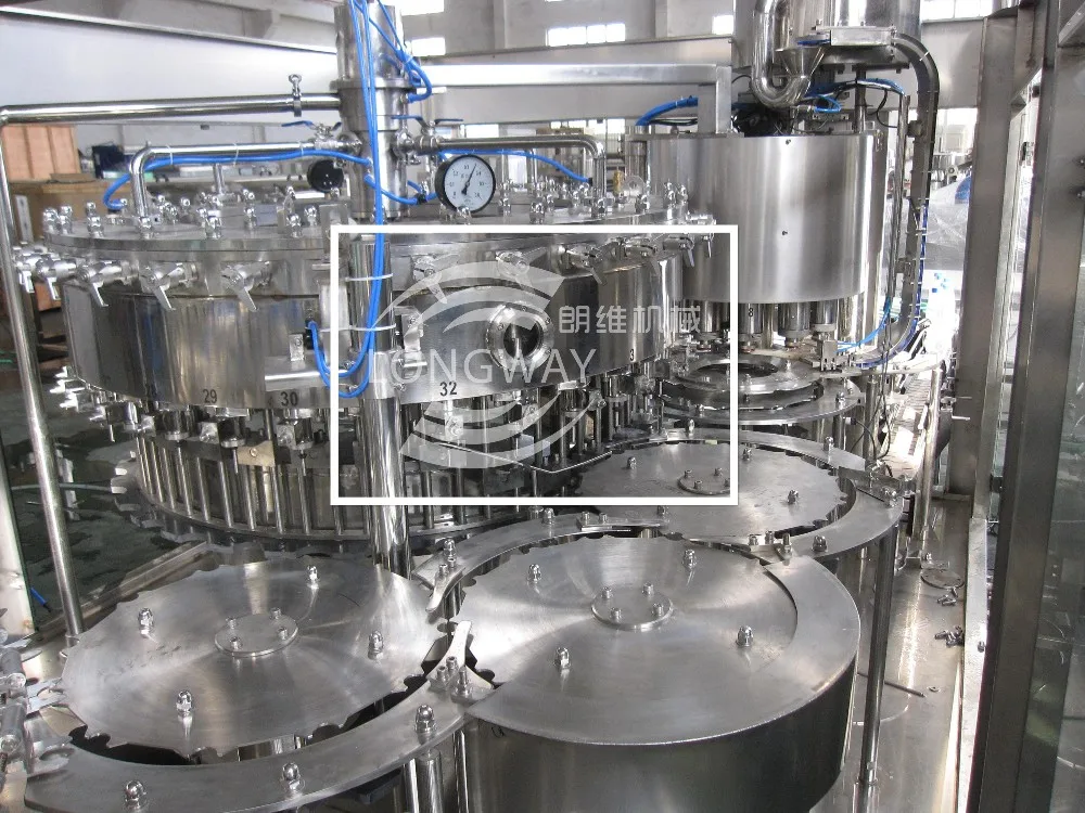 Omron Human control Pannel PET bottle carbonated beverage Washing Filling Capping Machine for Kenya