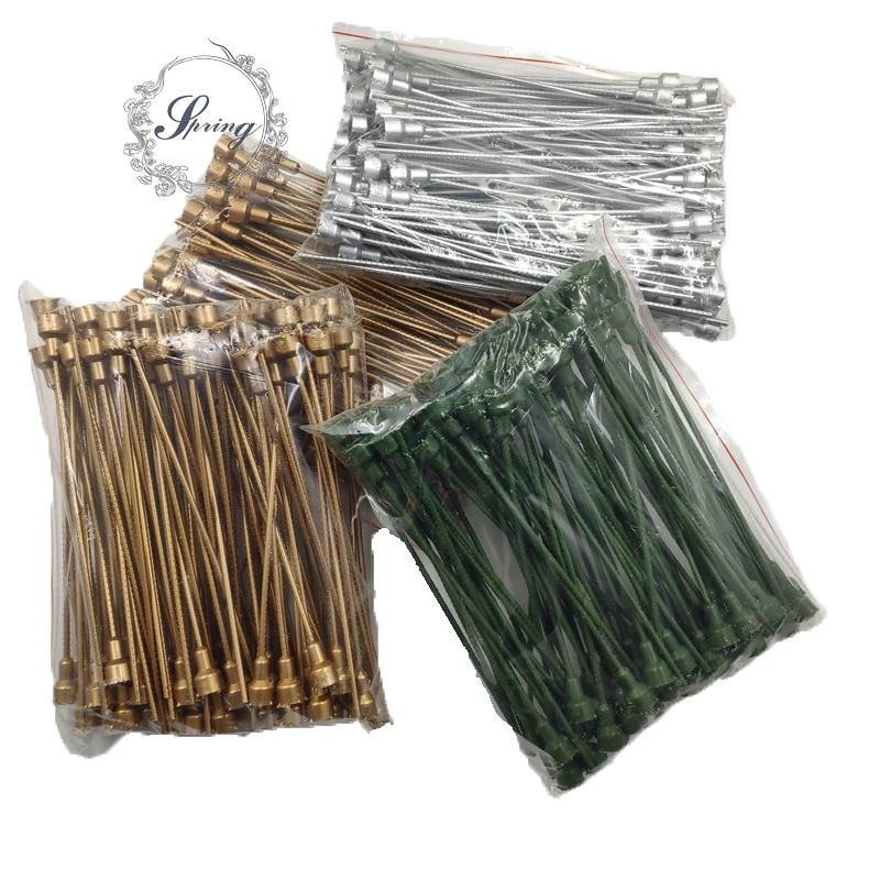 Plastic Roses Stems For Preserved Roses Arrangement In Acrylic Flower