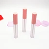 IBELONG wholesale 4.5ml empty frosted clear cosmetic makeup plastic lipgloss stick tube packaging