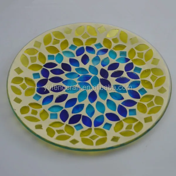 decorative candle plates