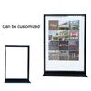 Table top display rack restaurant menu card metal sign holders 8.5 x 11