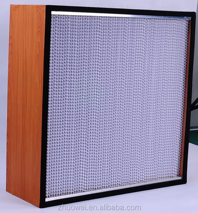 Fiberglass Hepa Filter,Wood Pleated 99.995 Efficiency Air Filter Buy