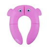 CE standard Printed bear designs plastic travel children folding toilet seat