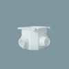High Quality PVC Electrical Conduit Pipe Fittings Four Way Deep Junction Box Cross for electrical conduits