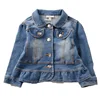 Baby fashion style denim jacket Children clothes Kids Jeans Jacket