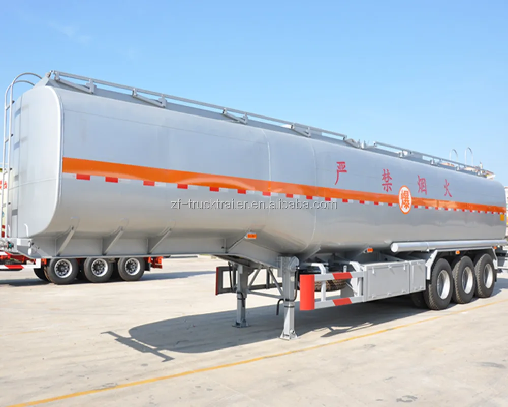 China manufacturer new design palm 55m3 45000 liters petrol fuel oil tanker truck trailer price for sale