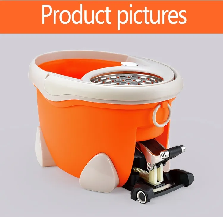 Foot Pedal Washing Machine Orange 360 Rotating Magic Mop Buy Magic