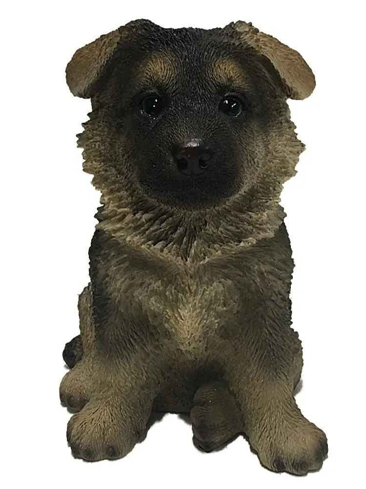 Hi-Line Gift Ltd Sitting German Shepherd Puppy Statue